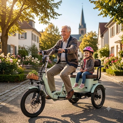 Snioren dreirad elektro 48v - dreirad,