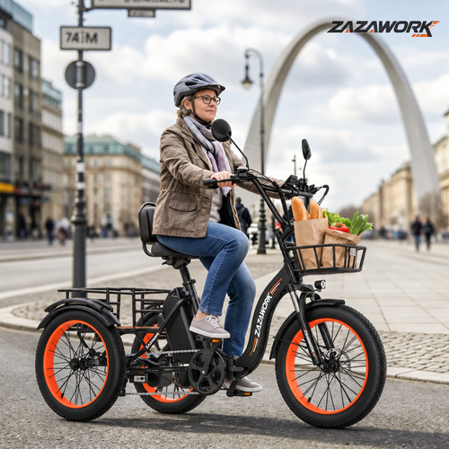 750w bike klapprad dreirad - e-bike,