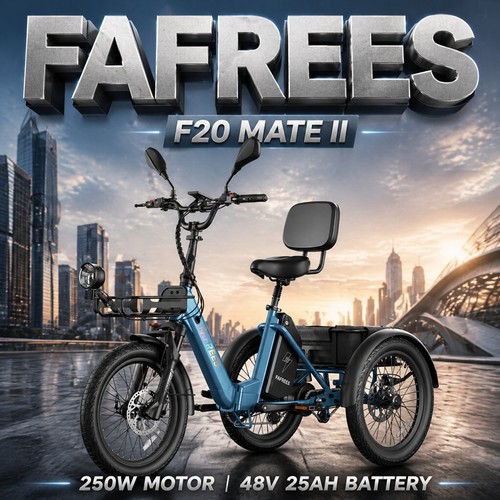 Fafrees dreirad elektro für - dreirad,