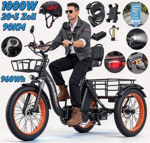 1000w zoll elektrofahrrad - 20*3,